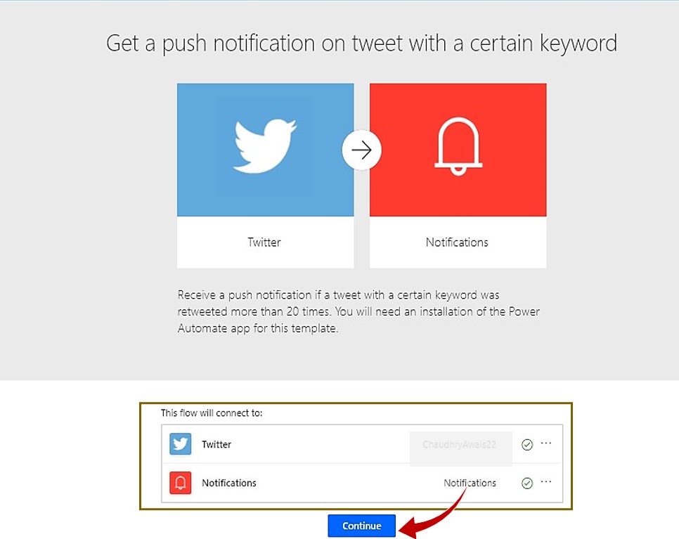 connect to your Twitter