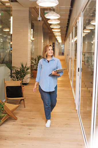 Woman in the office