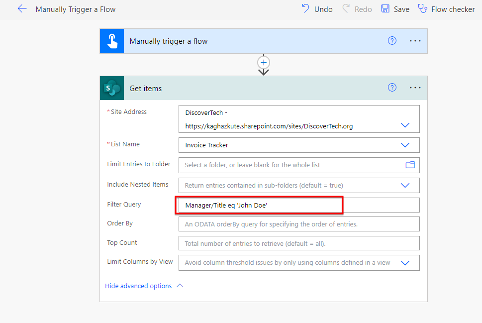 Filtering Based on a Lookup Field
