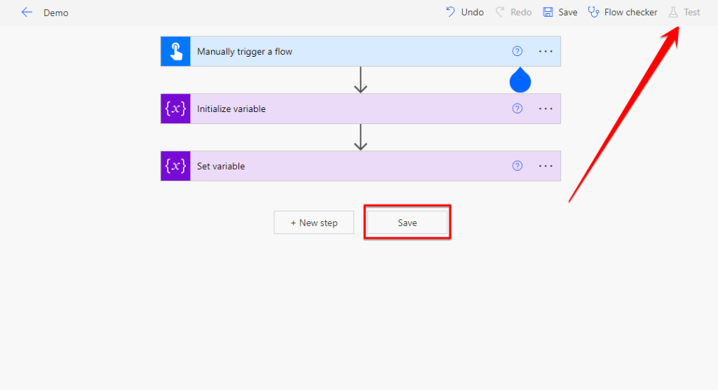 Save and Test your Power Automate flow