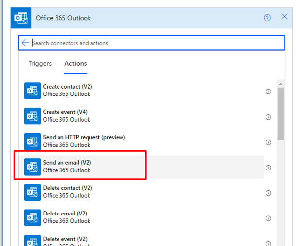 Office 365 outlook config