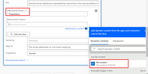 Add dynamic content