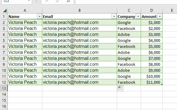 Email Data