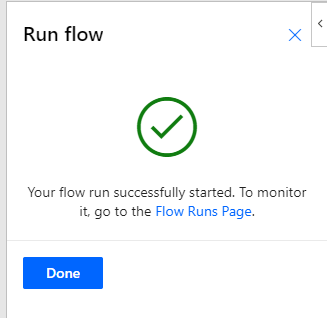 Run a flow