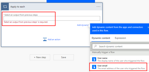 Sending email config