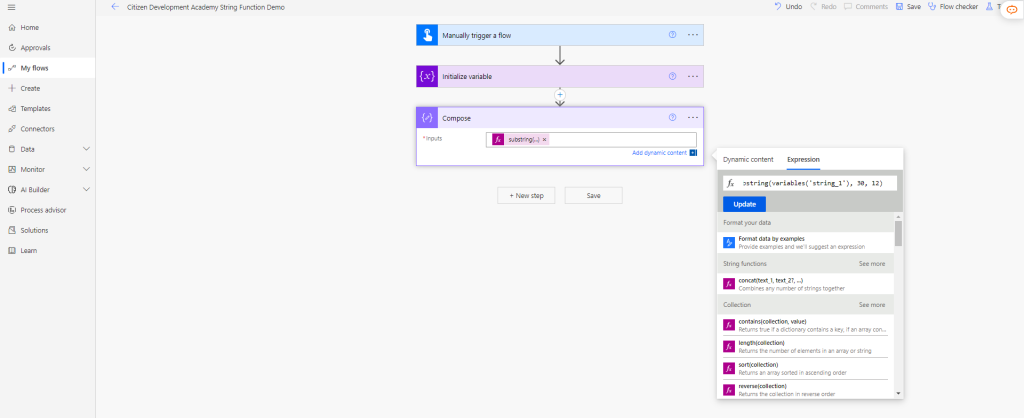Power Automate Substring Function: Challenges
