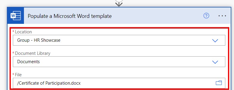 OneDrive, to the automated workflow2