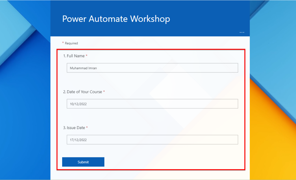 PA workshops