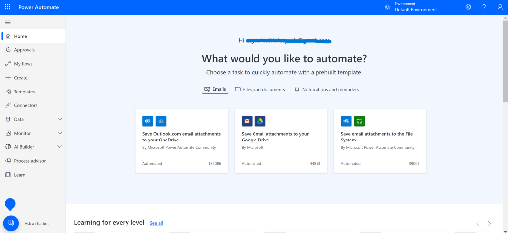 What would you like to automate