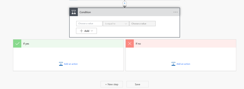 Implementing conditional